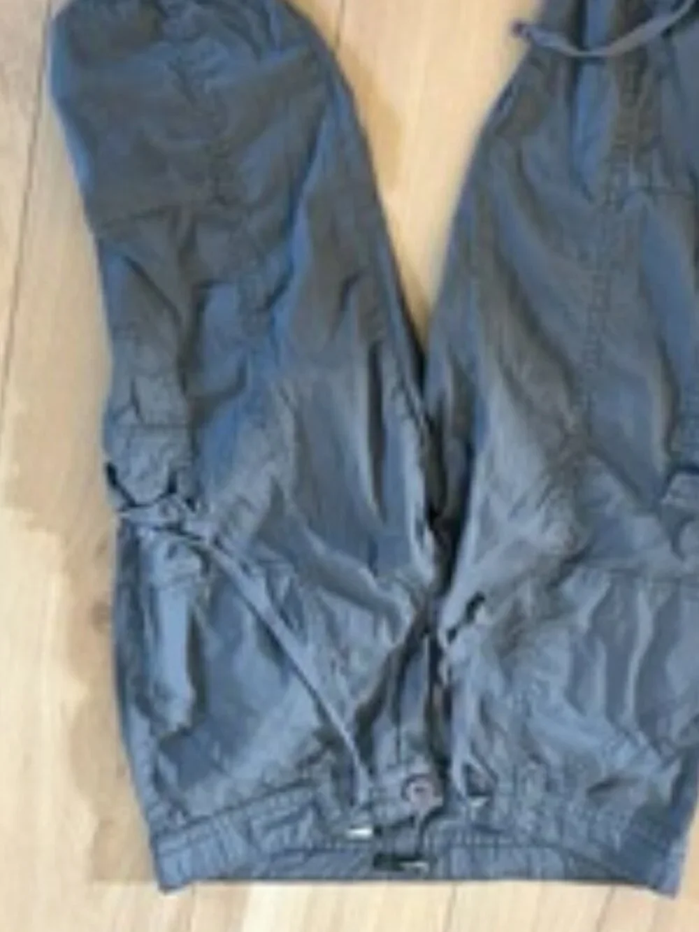 size 12 gray  womens capris long shorts twelve gorpcore